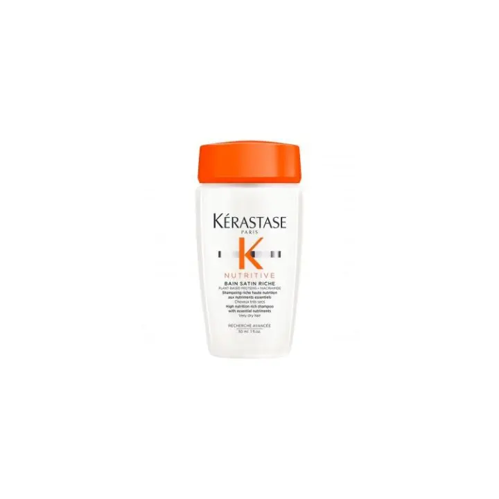 KERASTASE NUTRITIVE BAIN SATIN RICHE 80ML. Champú de nutrición intensa rico en nutrientes esenciales - 1