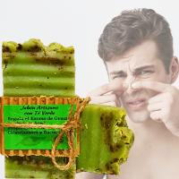 Jabón Artesanal Natural con Té Verde y Árbol de Té. PumarShop Cinnia Natura. Piel Grasa. Limpiador Facial. Regenerador. Acné. Jabón Artesano. Apto Veganos - details 2
