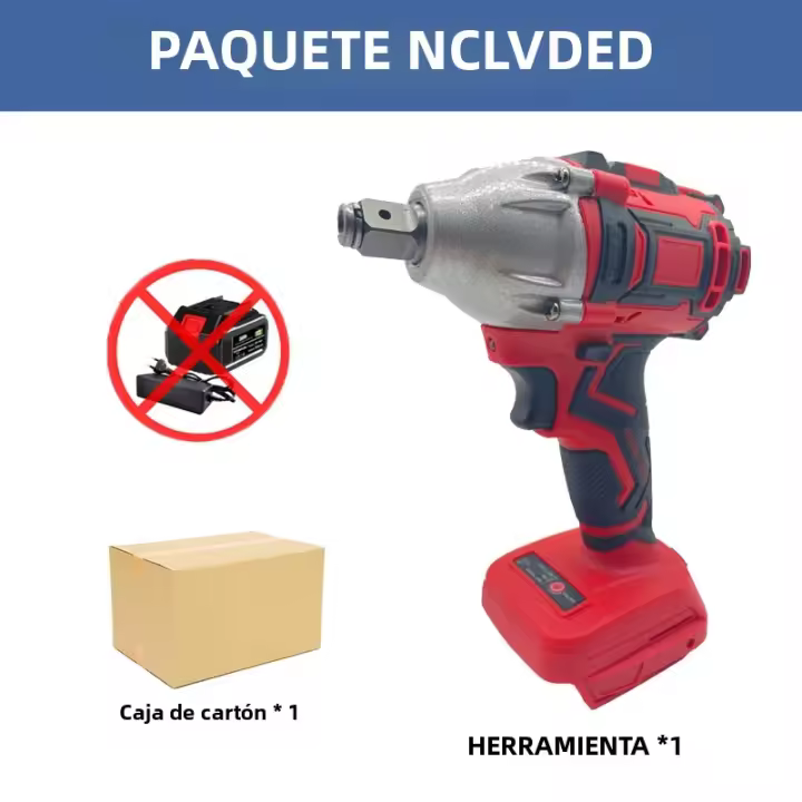 Llave De Impacto Eléctrica Sin Cable 520N.M 1/2 Pulgada Destornillador Para Batería Makita 18V Herramienta De Potencia Para DIY En El Hogar - 1