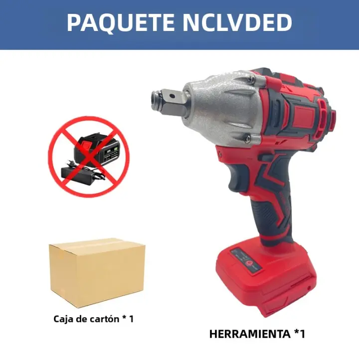 Llave De Impacto Eléctrica Sin Cable 520N.M 1/2 Pulgada Destornillador Para Batería Makita 18V Herramienta De Potencia Para DIY En El Hogar - 1