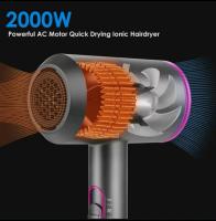 Secador De Pelo Profesional “super Hair Dryer” De Nueva Generación 1600w (5 In 1 Versión Completa) Arzopa Rosa - details 3