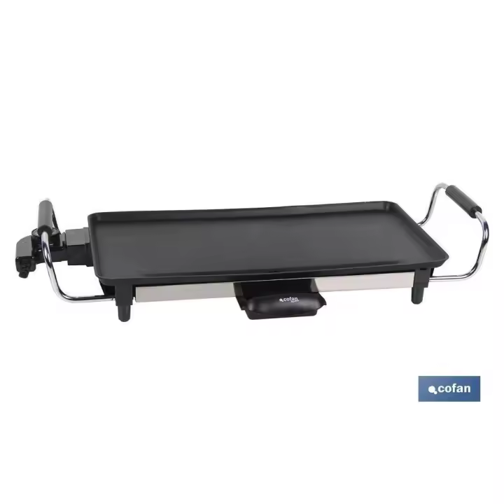 Plancha de asar electrica 2000w 45x25x7 cm - 1