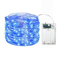 Luces De Fairy LED 5M Con Pilas Operadas Cadena De Luces De Hierro Cuádruple Para Jardín Fiesta Bodas Navidad Decoración - details 10