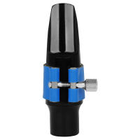 Clip De Labio Para Saxofón Soprano/Tenor/Alto Ajuste Rápido Y Fácil Color Rojo/Azul/Negro/Amarillo Pieza De Repuesto Para Saxofón Material De Cuero Y Acero Inoxidable Platinado - details 4