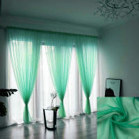 Cortinas De Moda Para Ventana Sencillas Y Modernas En Color Solido De Alta Calidad Decoración Festiva Para Bodas Y Hogar - details 82