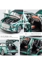 Modelo De Coche De Aleación Bantley Bentayga a Escala 1:24 Con Sonido Y Luz Juguetes Decorativos Para Niños Regalo Vehículo Dieciséis - details 4