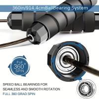 Cable De Saltar Ajustable Con Rodamiento De Bola Anti Enredo Para Hombres Mujeres Y Niños Equipo De Fitness Integrado - details 2
