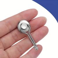 6Pcs Gancho Magnético De Alta Resistencia Con Gancho Giratorio Para Cocina Refrigerador Correa Llavero En Casa - details 2