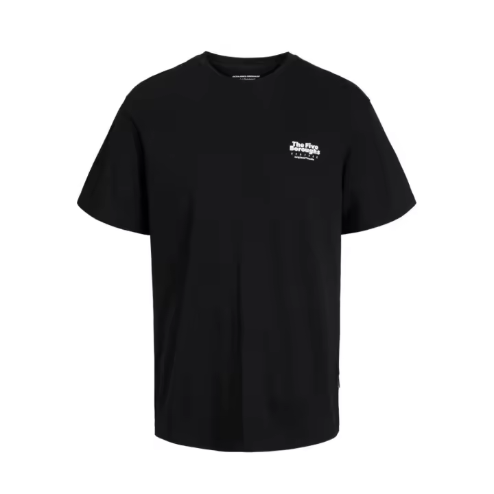 JORBRONX SQUARE TEE SS CREW NECK Black - 1