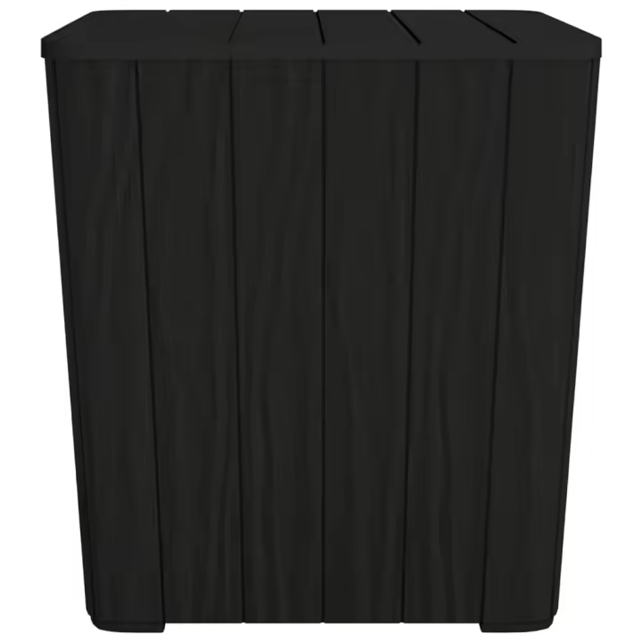 Mesa de Jardín con Tapa extraible polipropileno Negro - 1