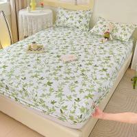 Juego De Sábanas Elásticas MissDeer Para Cama Doble Con Estampado De Flores Sin Fundas De Almohada Tamaño Single Queen King Cubierta De Cama 100% Poliéster - details 20