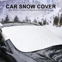 Cubierta De Parabrisas Automática Universal Bloqueador De UV Sombrilla Solar Reflectante Para Ventana Frontal Aluminio Y Tela Cubierta De Nieve Para Coche SUV Camión - details 0