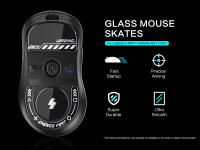 Ruedas Para Ratón Curvas Edges De Vidrio Compatible Con Logitech G pro X SUPERLIGHT 2 DEX Accesorio De Juego De Reemplazo Para Patines De Ratón - details 2