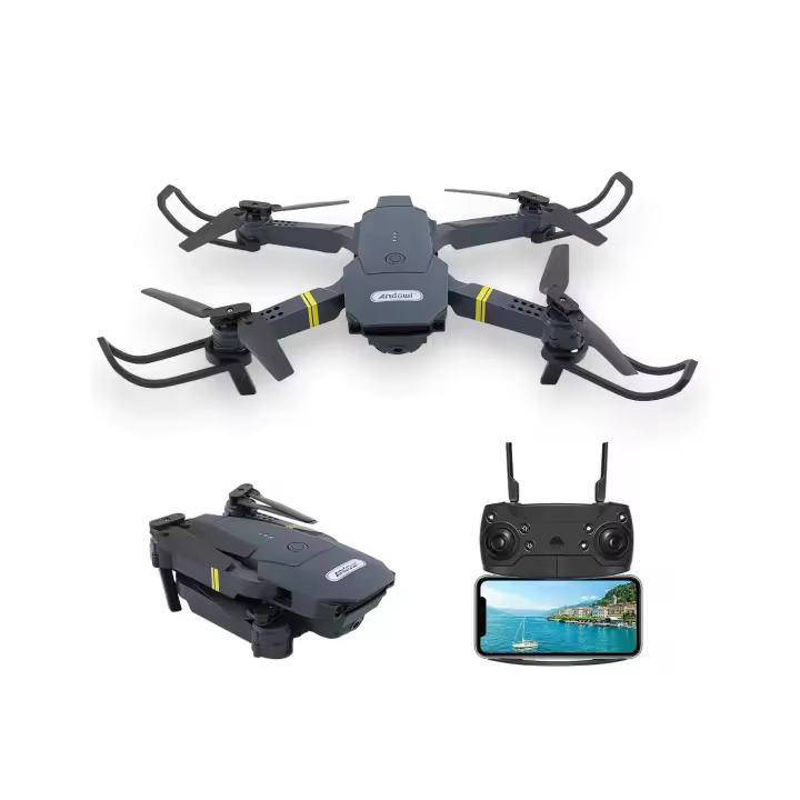 Mediawave tienda mini drone quadcopter 1080p HD plegable con cámara y Control remoto WiFi - 1
