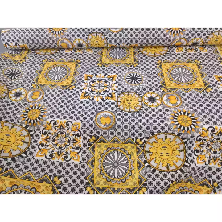 No Application Tela Loneta Estampado para Hacer Mantel y Cojín - 1m X 2.8m - 1