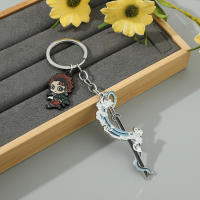 Colgante De Anime Demon Slayer Con Pendientes De Kamado Tanjirou Agatsuma Zenitsu Y Hashibira Inosuke Llavero Accesorio Lindo Para Fans De La Serie - details 3