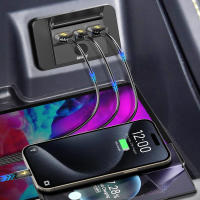 Adaptador De Carga USB 12V Para Coche Panel De Enchufe De Pared Accesorios De Cargador Rápido Para Auto Bus RV Camión Montaje En Pared - details 4