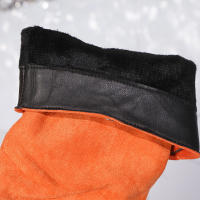 Botas De Rodilla Altas Cómodas Y Elegantes Con Diseño Redondo Y Hebilla Cierre Fácil Para Mujer Estilizada Con Forro De Peluche Material De La Parte Superior De Terciopelo Suave Para Uso Casual - details 25