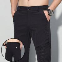 Pantalones Deportivos Casuales Para Hombre Verano 2023 Pantalones Rectos Delgados Cómodos Secado Rápido Adecuados Para Negocios Y Exterior - details 7
