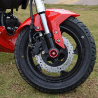4PCS Copas De Protección Para Ruedas De Motocicleta Universal Coloridas Protector De Choque Para Motocross Accesorios De Moto Material De Aluminio - details 1