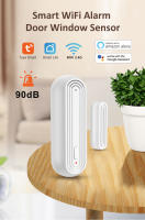 Sensor De Alarma Para Puerta Y Ventana Inteligente Tuya WiFi Compatible Con Alexa Y Google Home Detector De Apertura Y Cierre Para Seguridad Del Hogar - details 0