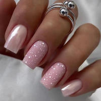 Juego De 24 Piezas De Uñas Postizas Ovaladas Con Dibujos Animados Adornos De Uñas Postizas Acrílicas Cubierta Total De Uñas Falsas Para Oficina Y Fiestas - details 35