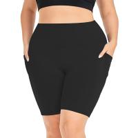 Leggings De Verano Para Mujer Talla Grande CINCO Puntos Con Estiramiento Yoga Deporte Outer Wear Transpirable Y Suave - details 3