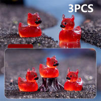 3PCS Bolsa Mini Ornamento De Resina Diabólico Pato Luminoso Para Decoración De Hogar Y Coche DIY Micro Paisaje Glow-in-the-dark Regalos Para Halloween - details 0