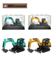 Huina Camión Miniatura Modelo 1/80 Caja De Exhibición Aleación Diecast Excavadora Grúa Elevadora De Construcción Para Colección Juguete Para Niños Regalo - details 6