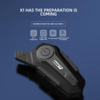 Intercomunicador De Casco X1 plus Motor Bluetooth 5.0 Headset Inalámbrico Para Motocicleta Con Altavoz Y Habla Libre 1000m Para 2 Conductores - details 2