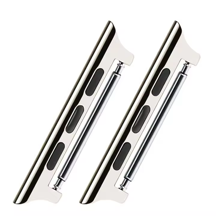 Adaptador De Correa Para Apple Watch Ultra 9 8 7 6 5 4 SE Compatible Con Bandas De 49mm 45mm 44mm 41mm 40mm Acero Inoxidable Accesorios Para Reloj - 1