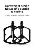 Pedales De Bicicleta De Aluminio Ultraligero Universal Para Ciclismo MTB Con 4 Rodamientos Sellados Calidad Superior Para Carretera Y Montaña - details 8
