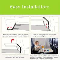 Almohadilla Extendible De Viaje Para Niños 1pcs Asiento Aéreo Portátil Con Extensor De Silla De Tela Oxford Ajustable Como Cama De Viaje - details 8