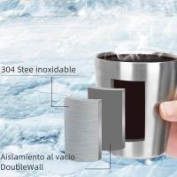 Juego De 3 Copas De Acero Inoxidable 304 Para Exteriores Y Camping Copas Plegables Y Portátiles Para Viajes Y Café - details 3