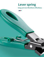 Tijeras De Uñas Con Gran Mandíbula 8mm Abertura Acero Inoxidable Para Uñas Gruesas Y Duras Herramientas De Manicura Antisalpicaduras Para Dedos Y Pies - details 7