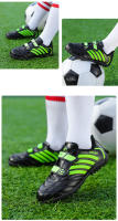 Zapatillas De Fútbol Para Niños Y Niñas TF Original De Cuero Ligero Antideslizante Verdes Para Exteriores Y Futsal - details 8