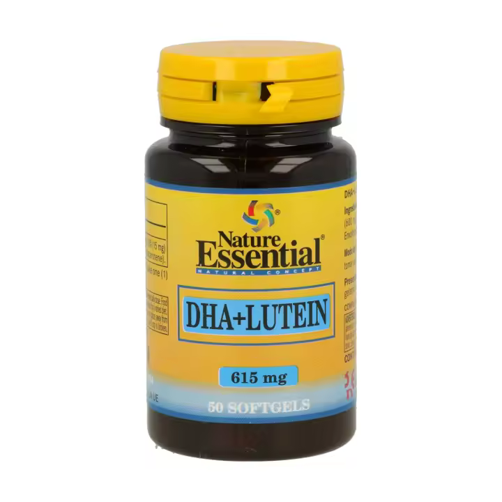 Dha + Luteína 50 perlas de 615mg  Nature Essential - 1