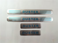 4PCS/Lot Placa De Entrada Ultrafina De Acero Inoxidable Para Renault DUSTER Cubierta De Pedal De Puerta Del Coche - details 2
