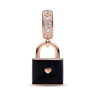 PANDORA Charm Colgante Candado Amor 782508C01 Talla ÚNICA Mujer, Viene con un completo embalaje de Caja de regalo. - details 0