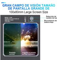 Casco de Soldadura automática - Máscara de Soldadura de Oscurecimiento Automático Solar de Gran Vista (100 x 97 mm) DIN 9-13 con 5 Lentes para ARC TIG MIG/mag Grinding - details 1