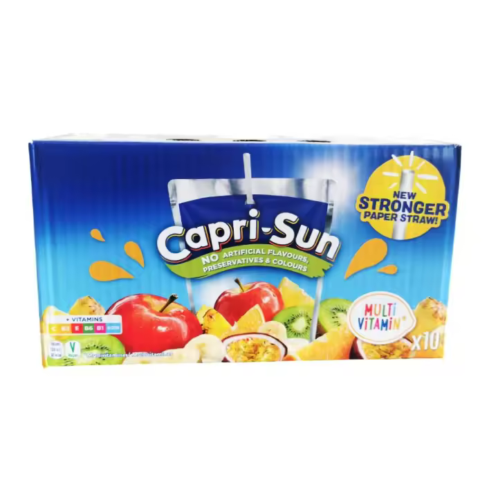 Capri-Sun Multivitaminas Mini Bolsas de 200 ml (2 formatos) - 1