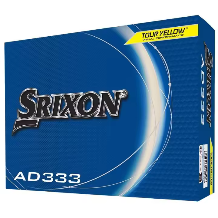 Srixon 12 bolas de golf amarillas AD333 modelo 2024 - 1