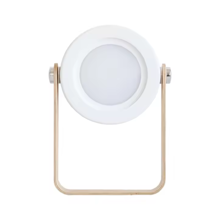 Lámpara De Escritorio 3D Luz De Linterna USB Luz Blanca Ajustable a Tres Niveles Luz Nocturna Portátil Para Exteriores Material ABS - 1
