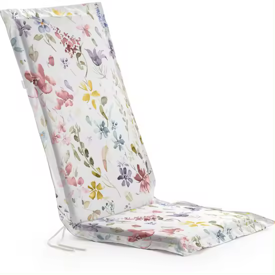 BL BELUM - Cojín  Silla de Jardín - Medidas Producto: Asiento sin volante: Grosor: 4 cm / Ancho: 41 cm / Largo: 37 m Respaldo sin volante: Grosor: 4 cm / Ancho: 53 cm / Largo: 64 cm - Modelo: 0120-415 - 1