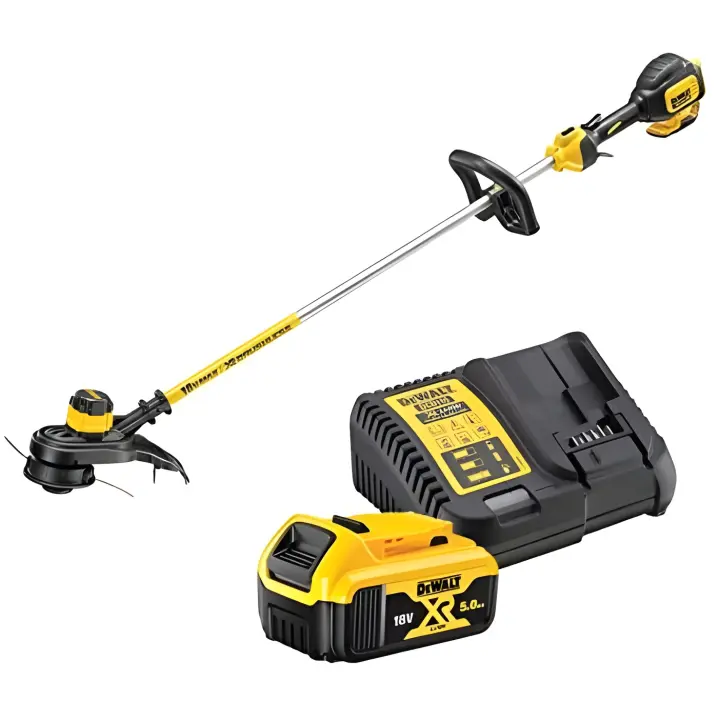 DeWalt DCM561P1-QW DCM561P1-QW-Desbrozadora sin escobillas XR 18V 5.0Ah 33cm, 18 V - 1