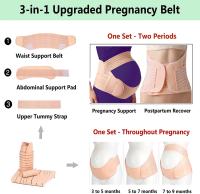 Cinturón De Apoyo Para El Estómago De Mujer Embarazada Ajustable Protección De La Columna Lumbar Y Abdomen Material De Algodón Para El Cuidado Materno - details 3
