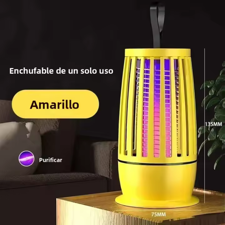 Lampara Eléctrica Repelente De Mosquitos Recargable Atracción Para Mosquitos Interior Trampa De Mosquitos Luz Con Succión - 1