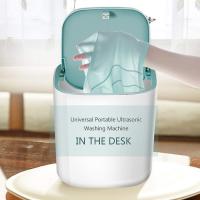 Mini lavadora portátil ultrasónica; lava ropa interior compacta con tanque de 1,7 kg. - details 2