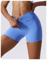 NCLAGEN Shorts De Yoga Para Mujer Cintura Alta Scrunch Levantamiento De Glúteos Cómodas Y Transpirables Para Gimnasio Y Fitness Prueba De Agachamiento Sensación De Naked Leggings - details 15