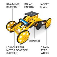 Juguete Solar Para Niños Kit De Artesanía DIY Coche Robótico Todas Las Ruedas De Climbing Juegos STEM Educativos Regalo Para Niños - details 7